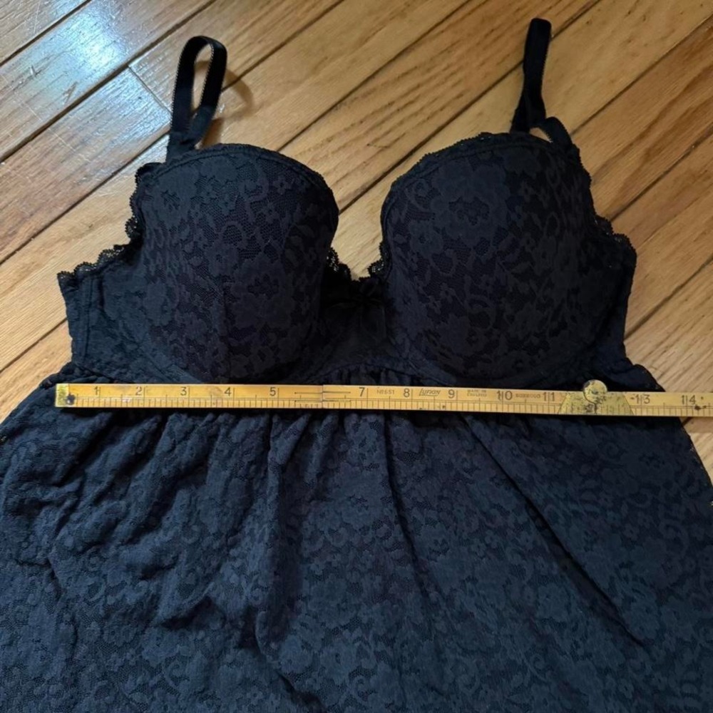 Victoria Secret Black Babydoll lingerie with bow detail! - Picture 6 of 6